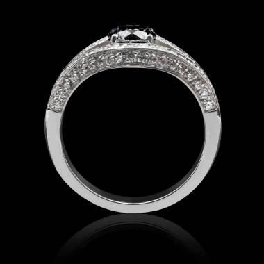 Bague diamant noir Dolores